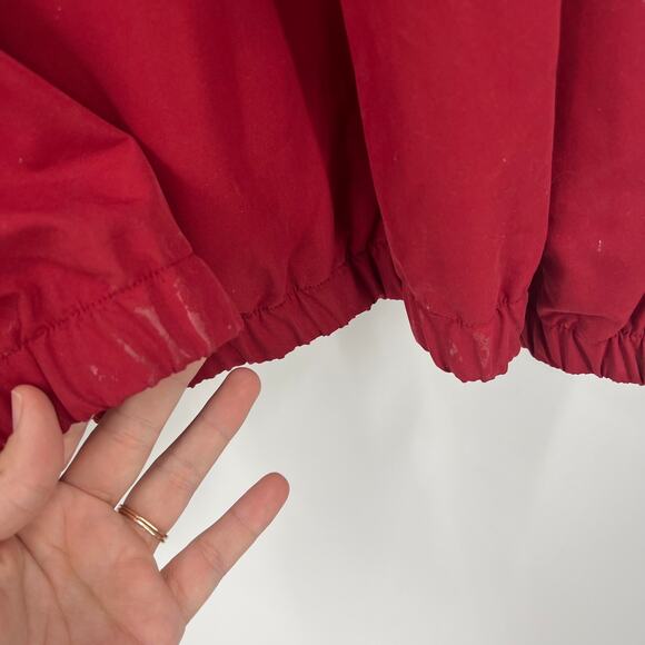 Case Popover Dark Red Light Jacket Shirt V Neck Unlined NEW NWT Men's Large - Picture 3 of 9